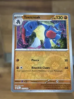 Toxicroak - 115/193 - Reverse Holo Pokemon Card - Image 1