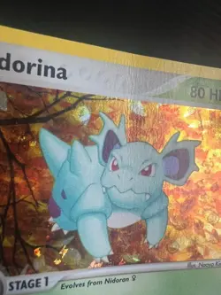 Pokemon TCG EX FireRed & LeafGreen Nidorina 40/112 Reverse Holo Uncommon MP - Image 3