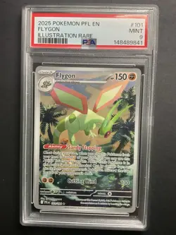Flygon 101 PSA 9 2025 Pokemon PFL EN Illustration Rare - Image 1
