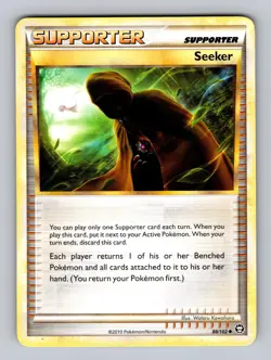 Seeker 88/102 Uncommon HGSS Triumphant Pokemon Lightly Played - Image 1