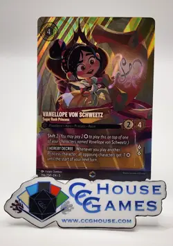 Vanellope Von Schweetz 2024 Disney Lorcana Sugar Rush Princess Enchanted CCG RB - Image 1
