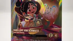 Vanellope Von Schweetz 2024 Disney Lorcana Sugar Rush Princess Enchanted CCG RB - Image 4