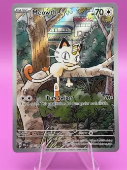 Pokemon Meowth 106/094 – Phantasmal Flames – English IR NM+ Pokemon TCG - Image 1
