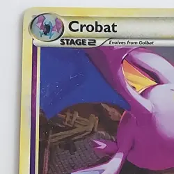 Pokemon Crobat Crosshatch Holo League Promo Unleashed 14/95 Near Mint - Image 4