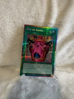 Yu-Gi-Oh TCG Pot of Sloth Starlight Rare 1st Edition CORI-EN061 - Image 3