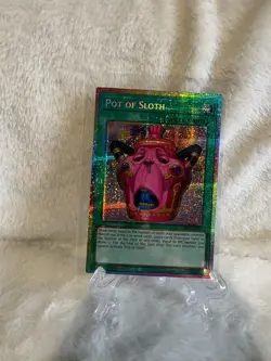 Yu-Gi-Oh TCG Pot of Sloth Starlight Rare 1st Edition CORI-EN061 - Image 4