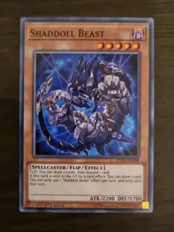 Yu-Gi-Oh! TCG Shaddoll Beast Shaddoll Showdown SDSH-EN008 1st Edition Common - Image 1