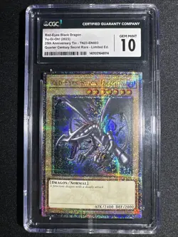 Red-Eyes Black Dragon - CGC 10 - TN23-EN003 - Quarter Century Secret Rare - Image 1