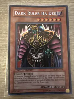 Yugioh! HP Dark Ruler Ha Des - MC1-EN006 - Secret Rare - Limited Edition Heavily - Image 1