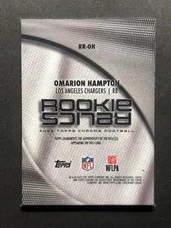 2025 Topps Chrome #RR-OH Omarion Hampton Rookie Relics - Image 2