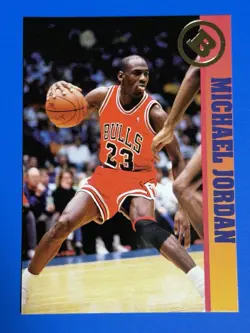 1992 Promo Ballstreet MICHAEL JORDAN Chicago Bulls (B) - Image 2