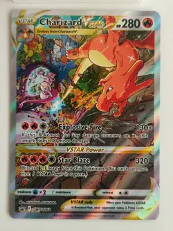 Pokemon TCG Charizard VSTAR SWSH262 Promo SIR Card NM (B) - Image 1