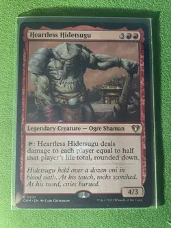 🔥 Heartless Hidetsugu #231 – Commander Masters (CMM) MTG NM ⚡ Damage Engine - Image 3