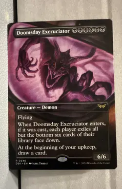 Doomsday Excruciator (Borderless) Duskmourn: House of Horror Regular - Image 1