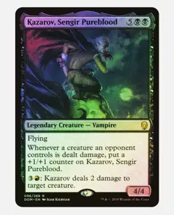 Kazarov, Sengir Pureblood FOIL - Dominaria NM MAGIC GATHERING CARD - Image 1
