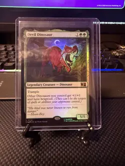 Devil Dinosaur Commander: Marvel Super Heroes Foil. # 0719 Rare - Image 1