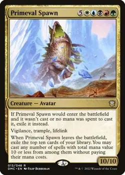 1x Primeval Spawn NM Eng MTG - Dominaria United Commander - Image 1