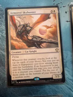Armored Skyhunter 11 Rare Commander Legends Magic: The Gathering Lightly Played - Image 1