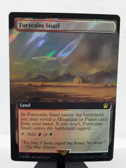 x2 - Furycalm Snarl #1090 Surge Foil Extended Art Rare UB: Doctor Who (WHO) - Image 2