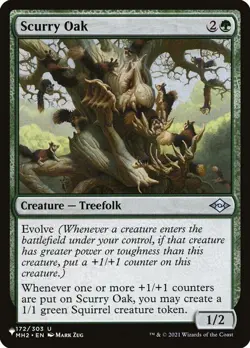 MTG LIST NM Uncommon Scurry Oak #172/303 - Image 1
