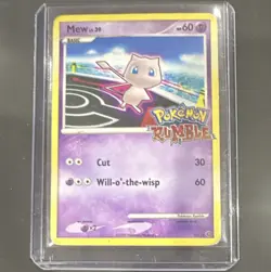 Mew Pokemon Rumble 10/16 Promo Holo English 2009 - Image 1