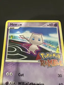 Mew Pokemon Rumble 10/16 Promo Holo English 2009 - Image 3