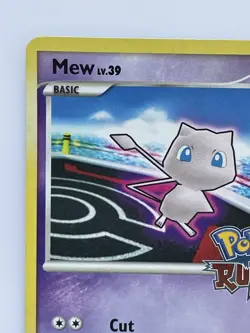 Mew 10/16 Pokemon Rumble Stamped Promo Moderately Played (2) Nintendo 2009 - Image 3
