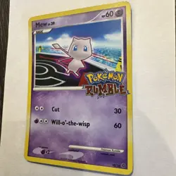 Mew LV.39 - 2009 Pokemon Rumble #10/16 - Image 3