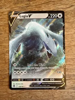 Pokemon Lugia v TCG Silver Tempest Ultra Rare Holo Card 138/195 - Image 1
