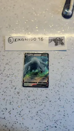 Pokemon Lugia v TCG Silver Tempest Ultra Rare Holo Card 138/195 - Image 2