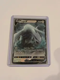 Pokemon Lugia v TCG Silver Tempest Ultra Rare Holo Card 138/195 - Image 1