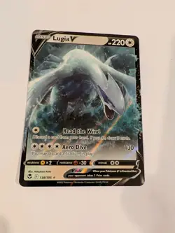 Pokemon Lugia v TCG Silver Tempest Ultra Rare Holo Card 138/195 - Image 2