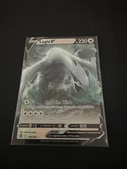 Pokemon Lugia v TCG Silver Tempest Ultra Rare Holo Card 138/195 - Image 1
