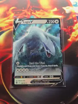 Pokemon Lugia v TCG Silver Tempest Ultra Rare Holo Card 138/195 - Image 1