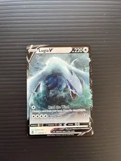 Pokemon Lugia v TCG Silver Tempest Ultra Rare Holo Card 138/195 - Image 1