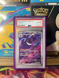 Pokemon TCG Chinese Gem Pack Vol.3 CBB3C-03 07/07 Exclusive Gengar Card PSA 10 - Image 1
