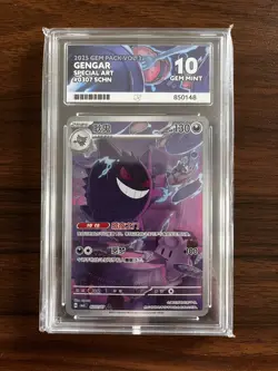 Pokemon TCG Chinese Gem Pack Vol.3 CBB3C-03 07/07 Exclusive Gengar Card - ACE 10 - Image 1