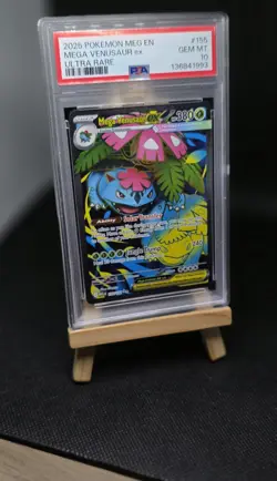 Mega Venusaur EX Ultra Rare | 155/132 | PSA 10 / 2025 | Pokemon Mega Evolution | - Image 1