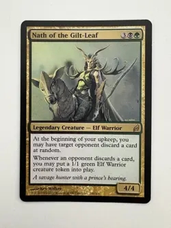 Nath of the Gilt-Leaf MTG Magic the Gathering Card LP Lightly Played LRW - Image 1