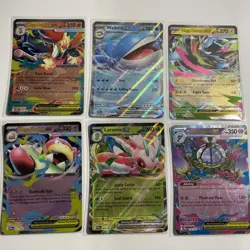 Lot Of 6 EX DOUBLE RARE cards Pitch Black English Unreleased Pokemon Card NM/M - Image 1