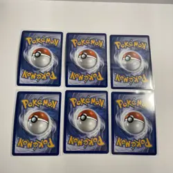 Lot Of 6 EX DOUBLE RARE cards Pitch Black English Unreleased Pokemon Card NM/M - Image 2