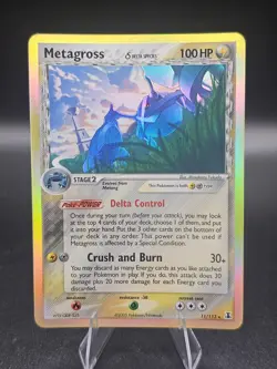 Metagross Delta Species Holo Rare Card 11/113 Near Mint Condition - Image 1