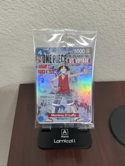 One Piece Monkey.D.Luffy College Basketball US Voyage Promo Card - Image 1