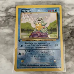 Pokemon 1st Edition Spanish Squirtle 1999 Pokemon Card 63/102 Base Set EXC/LP - Image 3