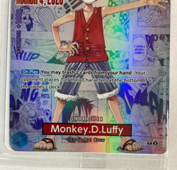 Monkey D. Luffy P-055 One Piece College Basketball US Voyage Promo Card SEALED - Image 4