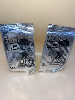 Ben 10 Alien Adventures 2 Packs Of Cards Unopened Sealed (1 A Little Open) RARE - Image 3