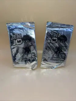 Ben 10 Alien Adventures 2 Packs Of Cards Unopened Sealed (1 A Little Open) RARE - Image 4