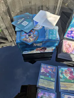 Disney Lorcana Azurite Sea Collection: 196 Cards (3x Legendary) +Trove Box &Dice - Image 3