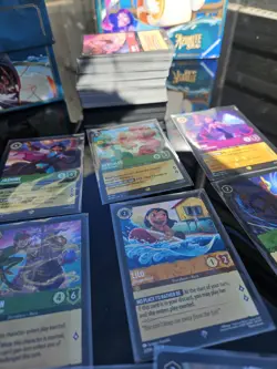 Disney Lorcana Azurite Sea Collection: 196 Cards (3x Legendary) +Trove Box &Dice - Image 5
