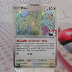 Pokemon TCG - Ditto 132/165 - Prize Pack Series Cards - Stamp - Image 1